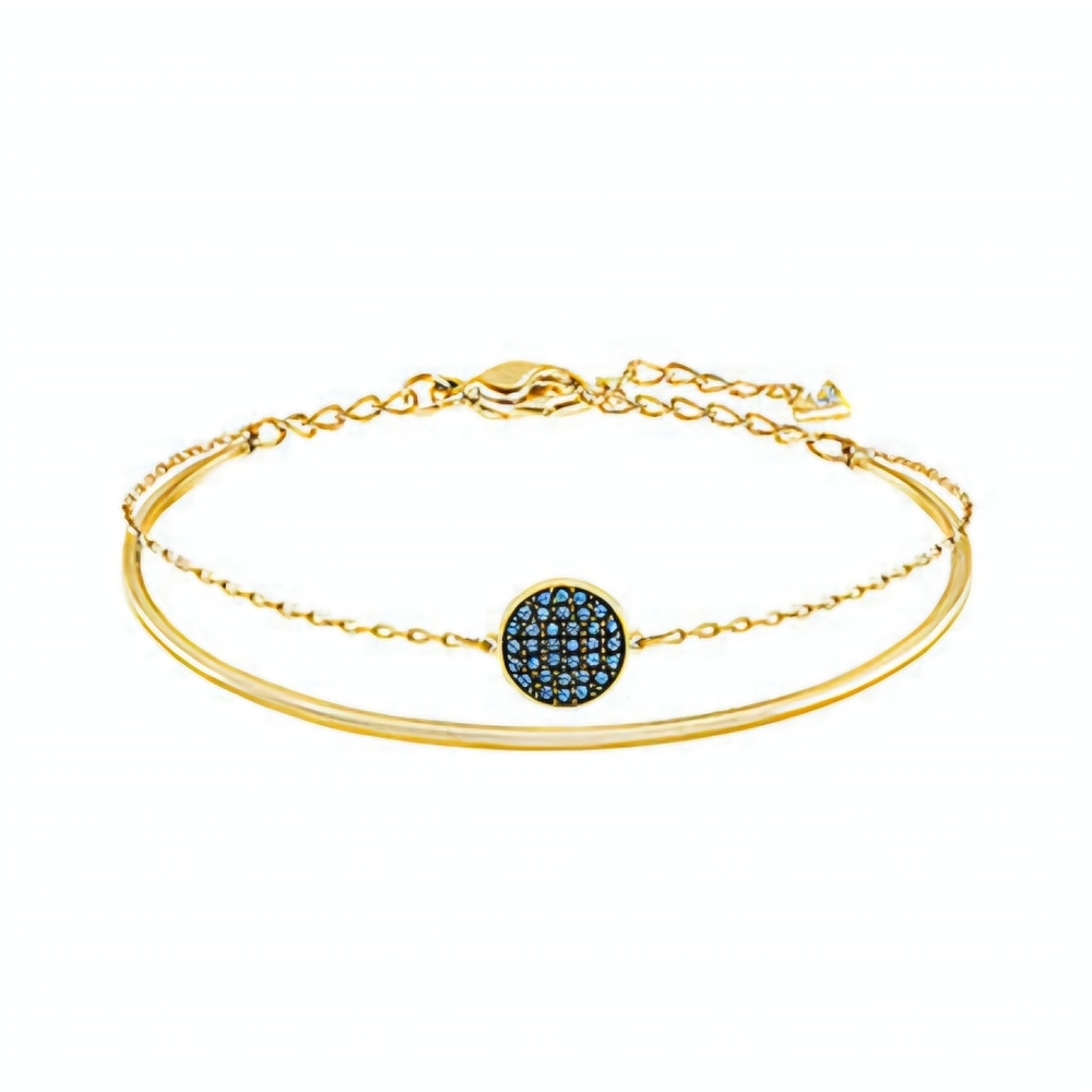 Swarovski Ginger BangleBlue, Gold-tone plated 5265937